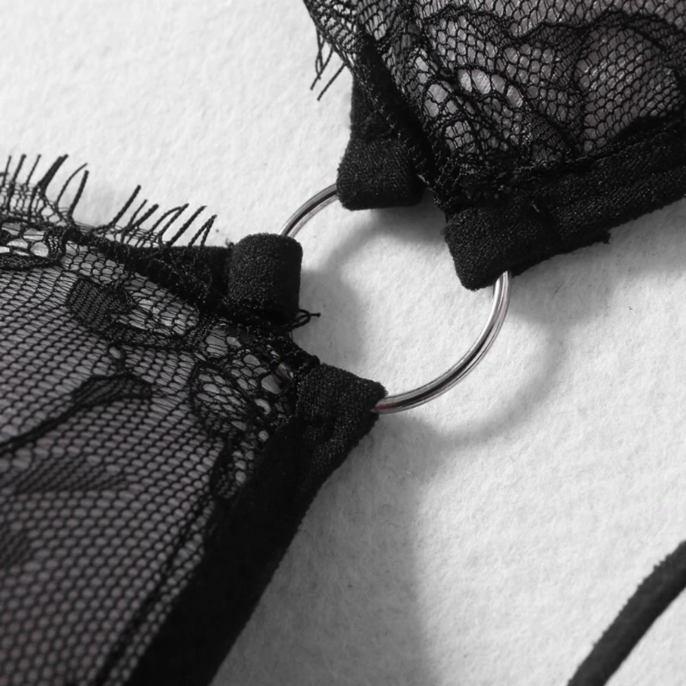Beach Bunny Micro Powder Lace Overlay Bikini - Picture 5 of 9